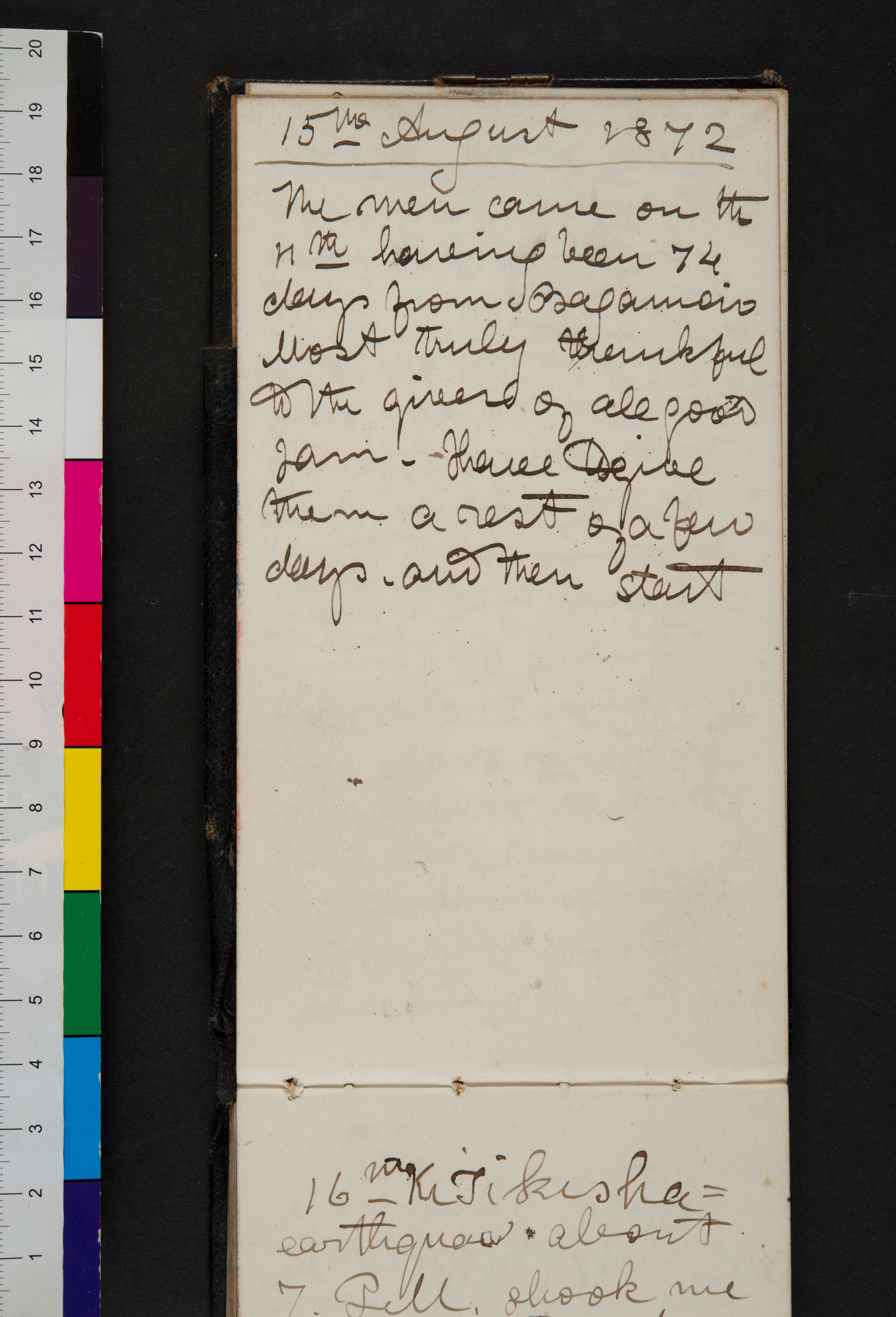 Field Diary XV An Overview Livingstone Online