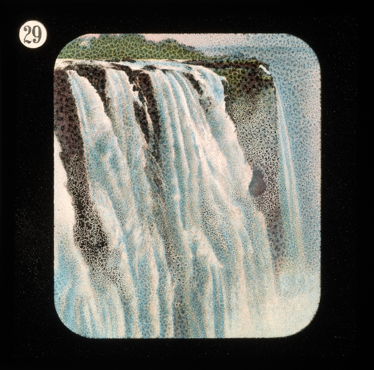 Victoria Falls. Image from Lantern Slides of the Life, Adventures, and Work of David Livingstone (London Missionary Society c.1900:[3]). Images courtesy of the Smithsonian Libraries, Washington, D.C.