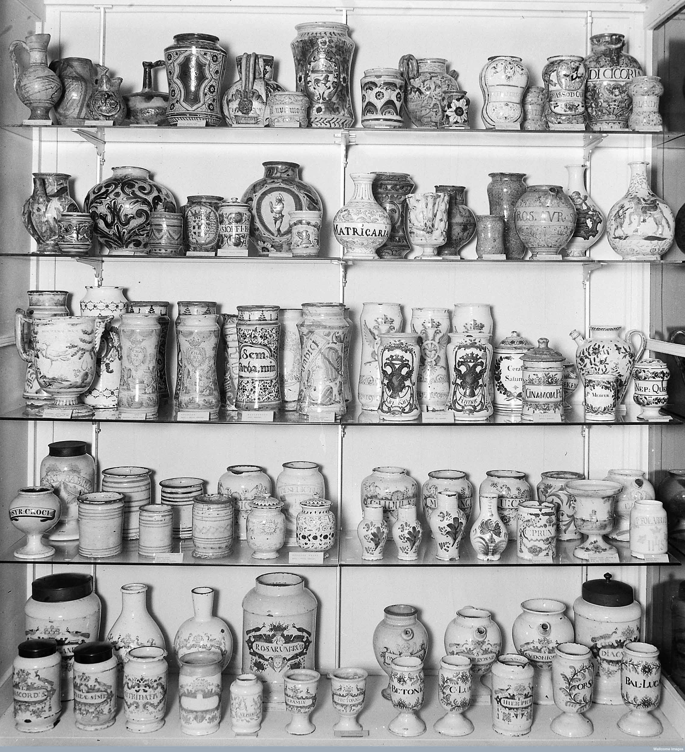Medicine cabinet. Copyright Wellcome Library, London. Creative Commons Attribution 4.0 International (https://creativecommons.org/licenses/by/4.0/).