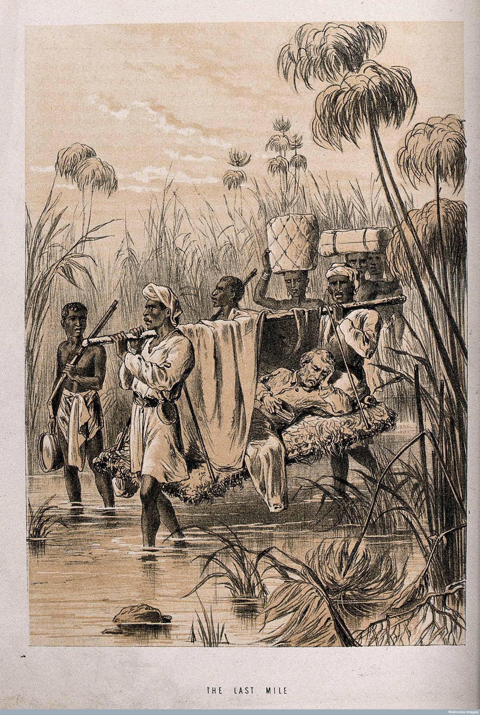 The last mile. Copyright Wellcome Library, London. Creative Commons Attribution 4.0 International (https://creativecommons.org/licenses/by/4.0/).