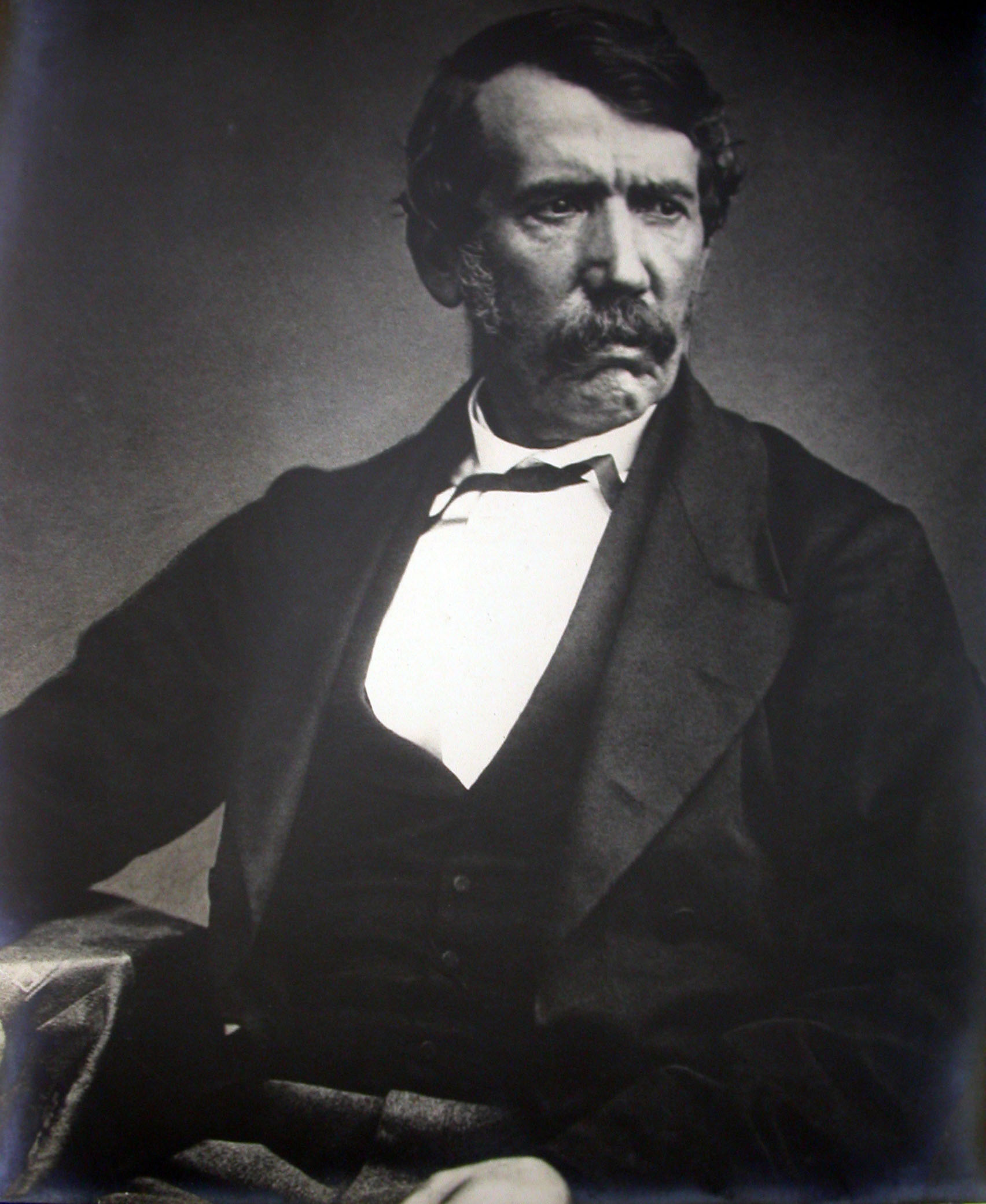 Photograph of David Livingstone, 1865. Copyright David Livingstone Centre. Object images used by permission. May not be reproduced without the express written consent of the National Trust for Scotland, on behalf of the Scottish National Memorial to David Livingstone Trust. Photograph of David Livingstone, 1865. Copyright David Livingstone Centre. Object images used by permission. May not be reproduced without the express written consent of the National Trust for Scotland, on behalf of the Scottish National Memorial to David Livingstone Trust.