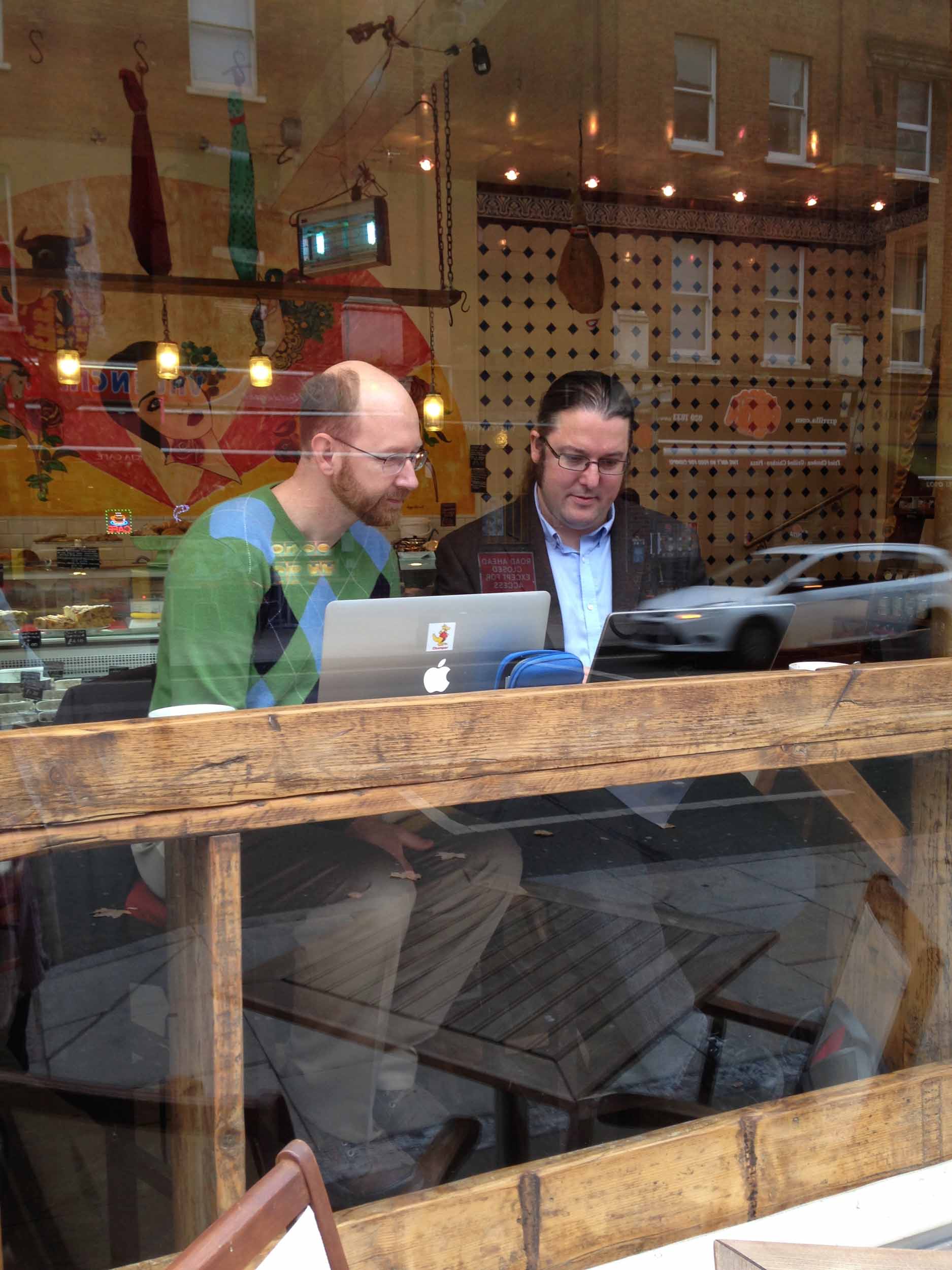 Adrian Wisnicki and James Cummings in London, 2014. Copyright Livingstone Online. Creative Commons Attribution-NonCommercial 3.0 Unported (https://creativecommons.org/licenses/by-nc/3.0/).
