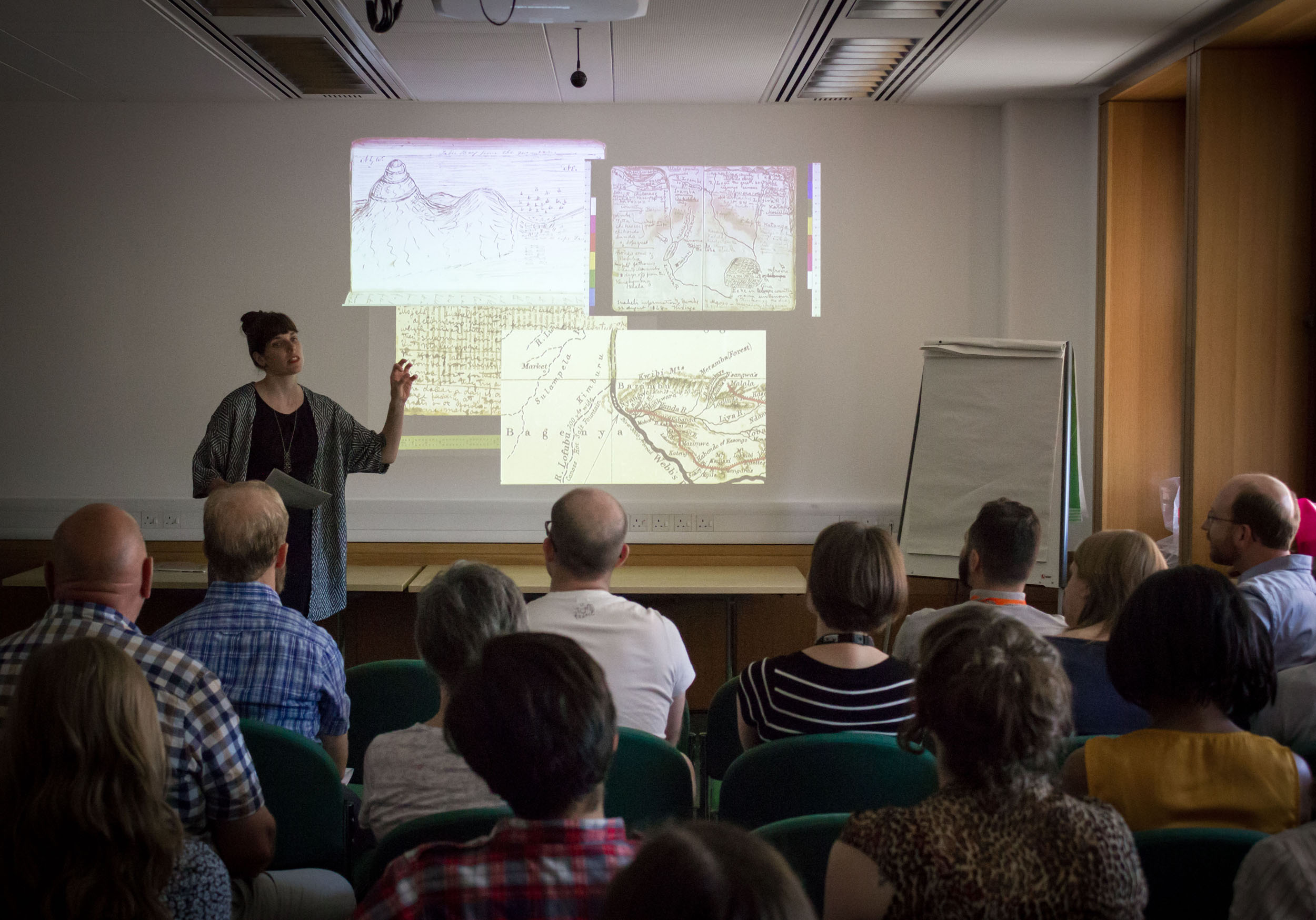 Megan Ward lectures on the new Livingstone Online at the British Library, 2015. Copyright Angela Aliff. Creative Commons Attribution-NonCommercial 3.0 Unported (https://creativecommons.org/licenses/by-nc/3.0/) Megan Ward lectures on the new Livingstone Online at the British Library, 2015. Copyright Angela Aliff. Creative Commons Attribution-NonCommercial 3.0 Unported (https://creativecommons.org/licenses/by-nc/3.0/)