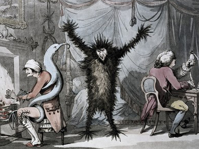 Thomas Rowlandson, 'Ague and fever.' Copyright Wellcome Library, London. CC BY 4.0 Thomas Rowlandson, 'Ague and fever.' Copyright Wellcome Library, London. CC BY 4.0