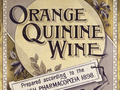 Advertisement for 'Orange Quinine Wine,' 1898. Copyright Wellcome Library, London. CC BY 4.0 Advertisement for 'Orange Quinine Wine,' 1898. Copyright Wellcome Library, London. CC BY 4.0